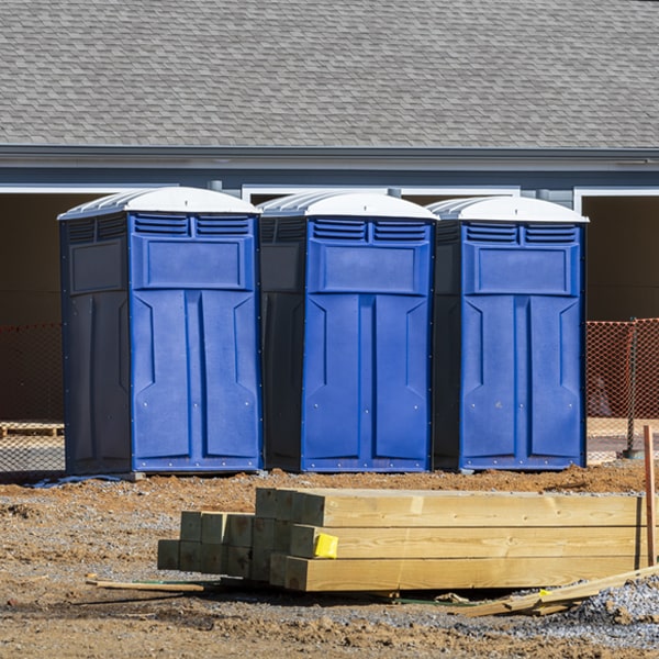 what is the expected delivery and pickup timeframe for the portable toilets in Muhlenberg Park PA